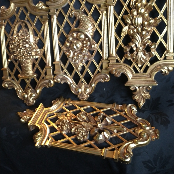 4 DART INC. FOUR SEASONS GOLD WALL HANGINGS - Picture 7 of 15